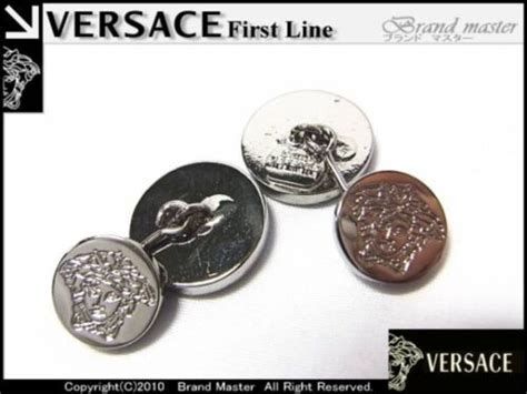 versace manschettenknopfe silber mit v|Jewelry Collection .